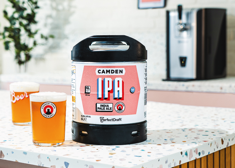 Camden IPA PerfectDraft beer keg