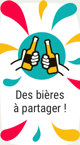 Des bières à partager