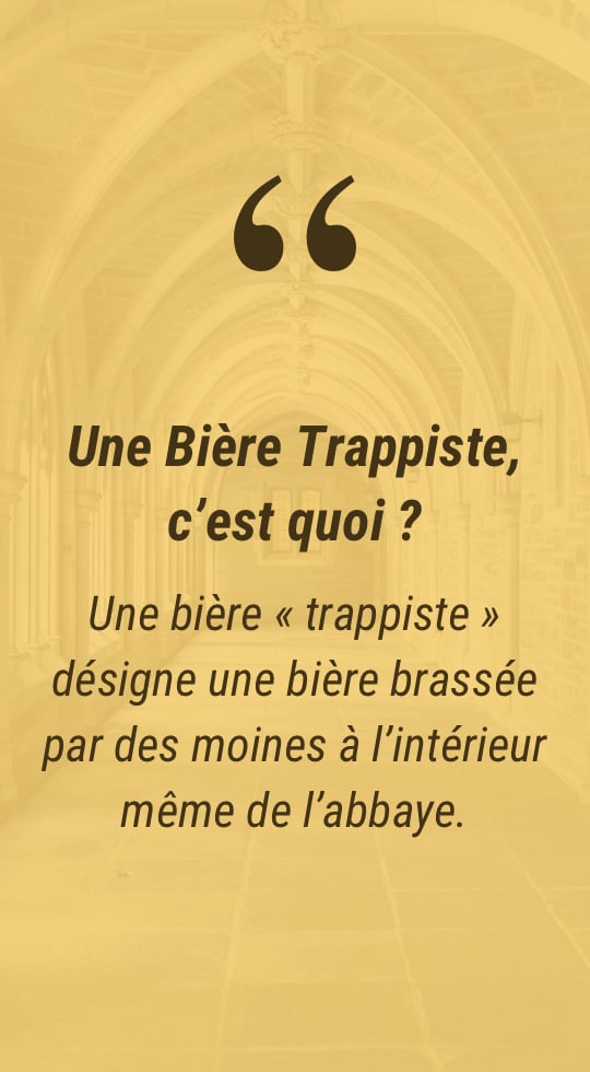 C'est quoi une bière trappiste