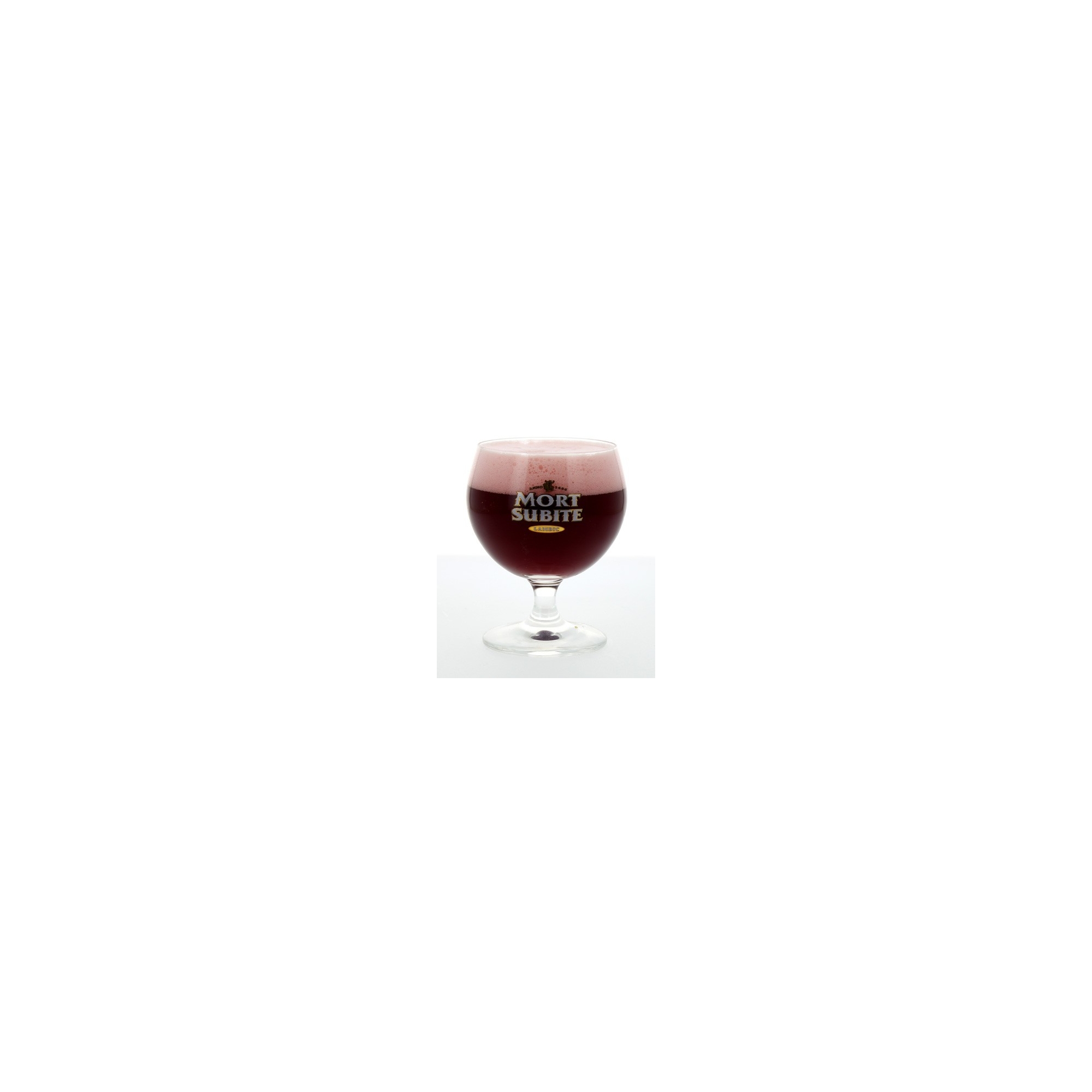 Verre à bière mort subite forme tulipe 25 cl Verre à Biére/Verre à biere