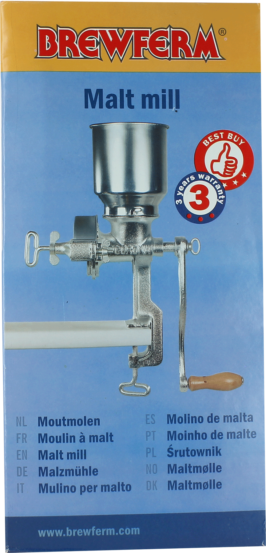 Galvanised castiron Malt MillBuy the best beer online