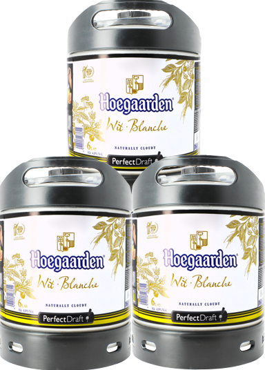 Barril 6 L Hoegaarden Blanche PerfectDraft Barril - Pack x3 - PerfectDraft España