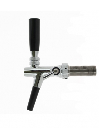 Robinet à bière chromé avec compensateur 55 mm Robinet à bière chromé avec compensateur 55 mm