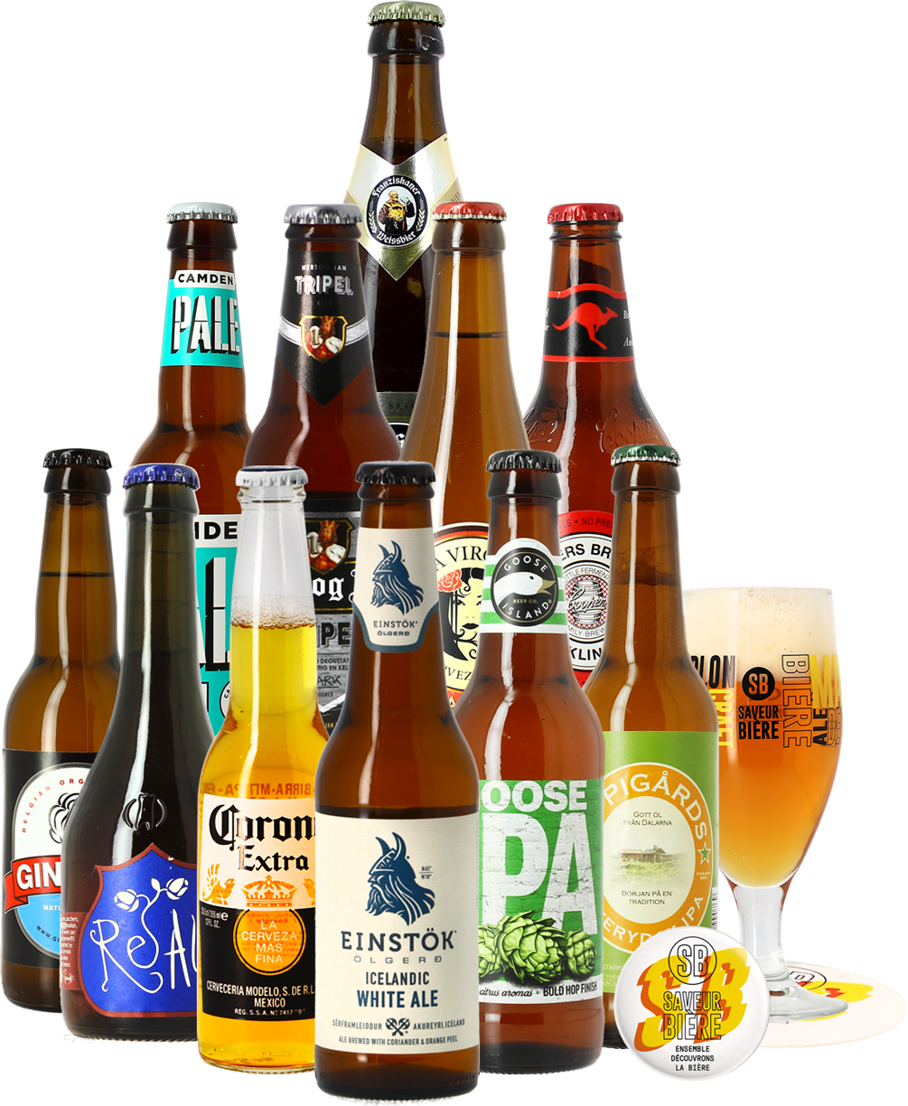 Bieres Du Monde Assortiment 11 Bieres Et Un Verre
