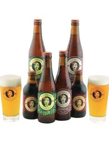La Virgen Pack - 6 Beers & 2 Glasses