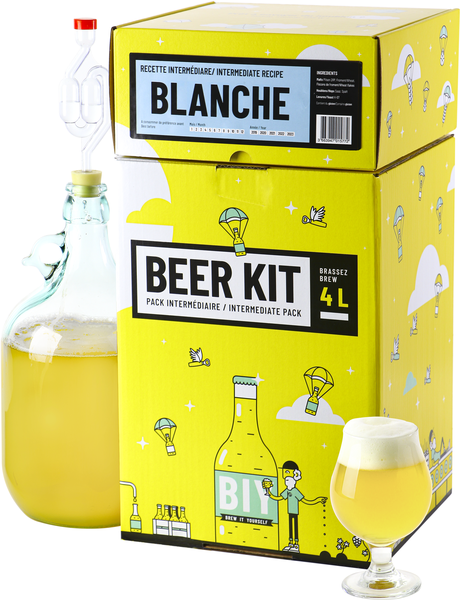 Beer Kit Intermedio - Cerveza Blanche - PerfectDraft España