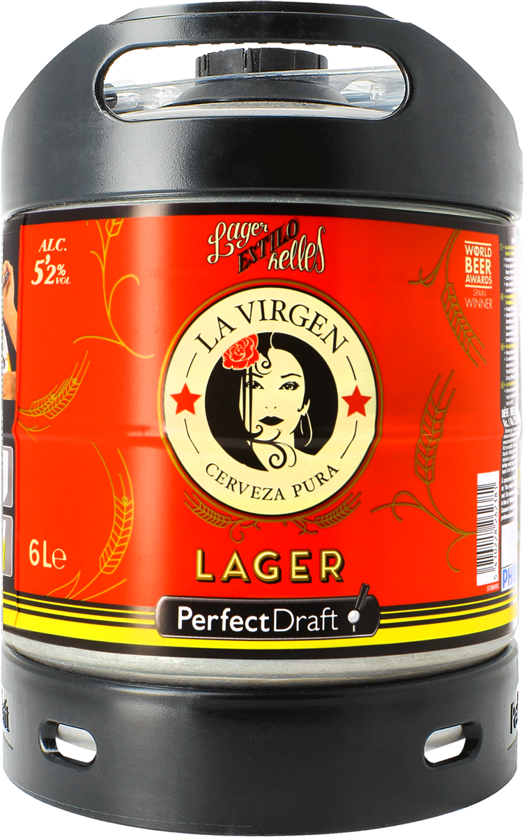 Barril La Virgen Lager PerfectDraft 6 L - PerfectDraft España