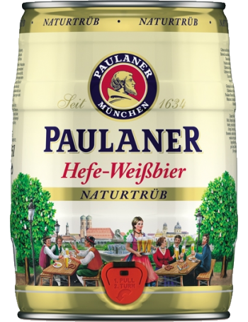 Paulaner Hefe Weissbier 5L Keg