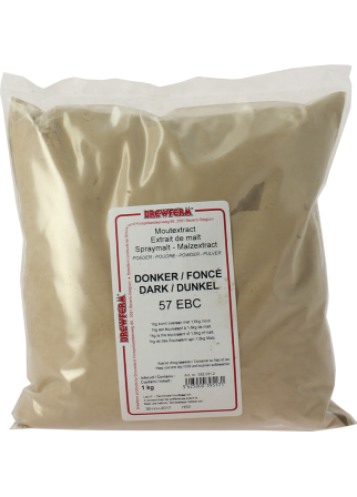 Extrait de malt poudre foncé 1kg Extrait de malt poudre foncé 1kg