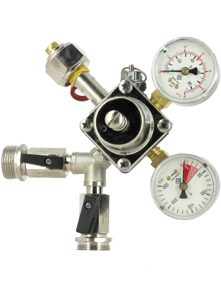 Détendeur primaire pour CO2 Micro-Matic 2 sorties 3 Bar Détendeur primaire pour CO2 Micro-Matic 2 sorties 3 Bar