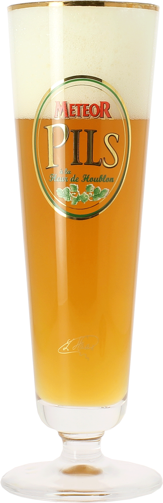 Flute beer glass Meteor 25cl