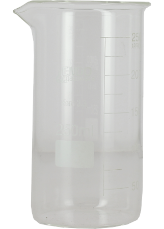 Erlenmeyer en pyrex gradué 250 mL Erlenmeyer en pyrex gradué 250 mL