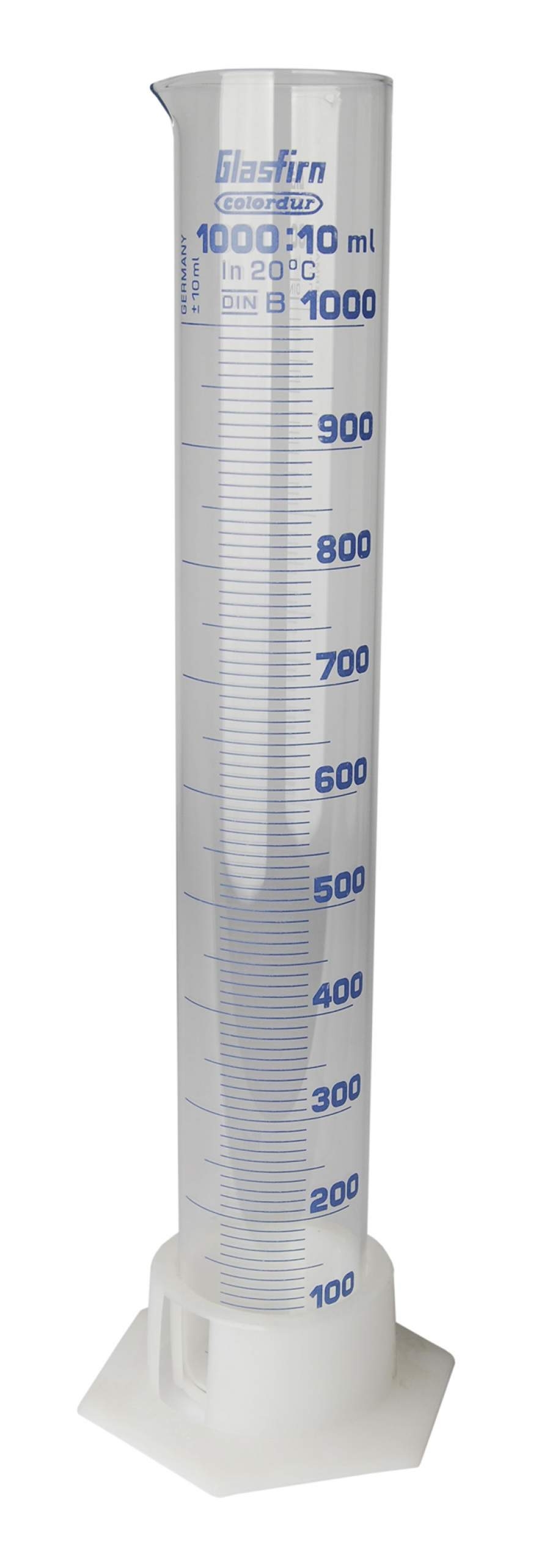 Buretta graduata da 1 L in vetro con beccuccio