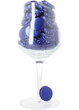 Capsules 29 mm encart profilé - bleue Capsules 29 mm encart profilé - bleue