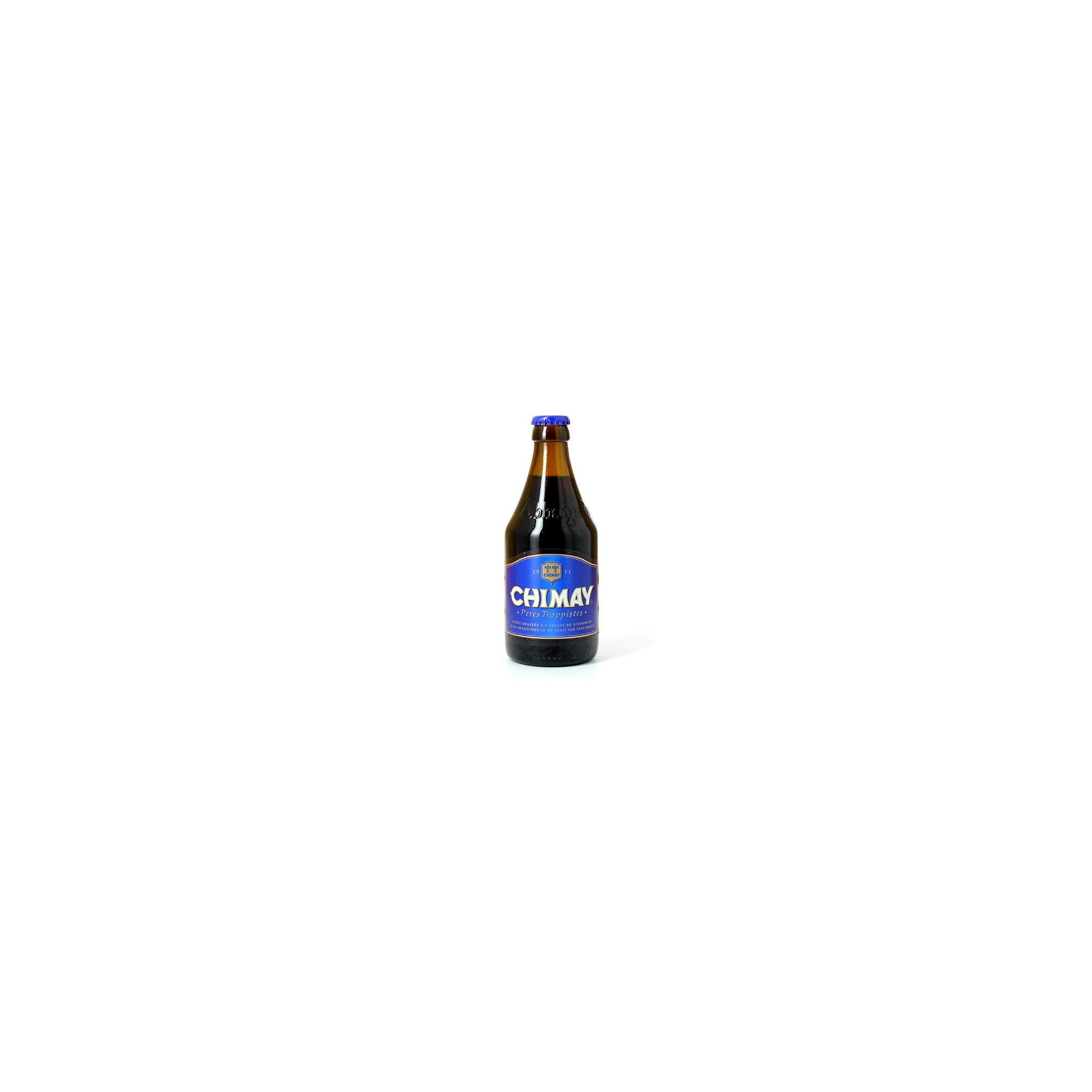 Chimay Blue Cap bottled beer: belgian trappist amber beer