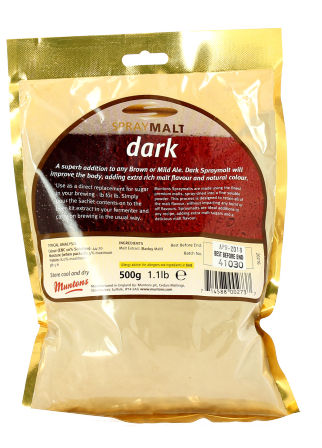 Extrait de malt poudre Muntons foncé 44-70 EBC 500g Extrait de malt poudre Muntons foncé 44-70 EBC 500g