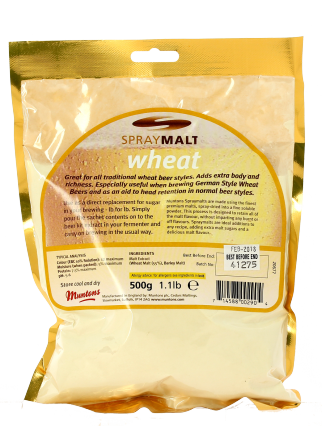 Extrait de malt poudre Muntons froment 12 EBC 500g Extrait de malt poudre Muntons froment 12 EBC 500g